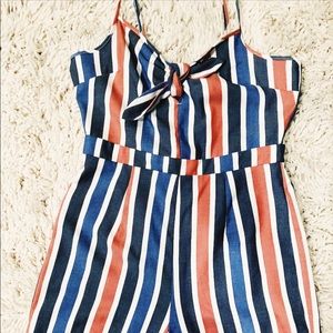 Women’s striped jumpsuit !!